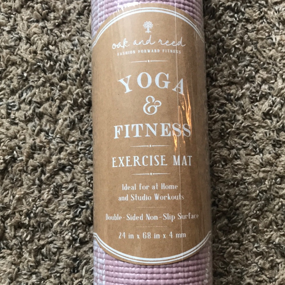 New Yoga and Exercise Mat Oak and Reed